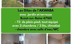 Gîtes de l'AKWABA hébergements T2 et T3 et 1 chambre à la nuitée
